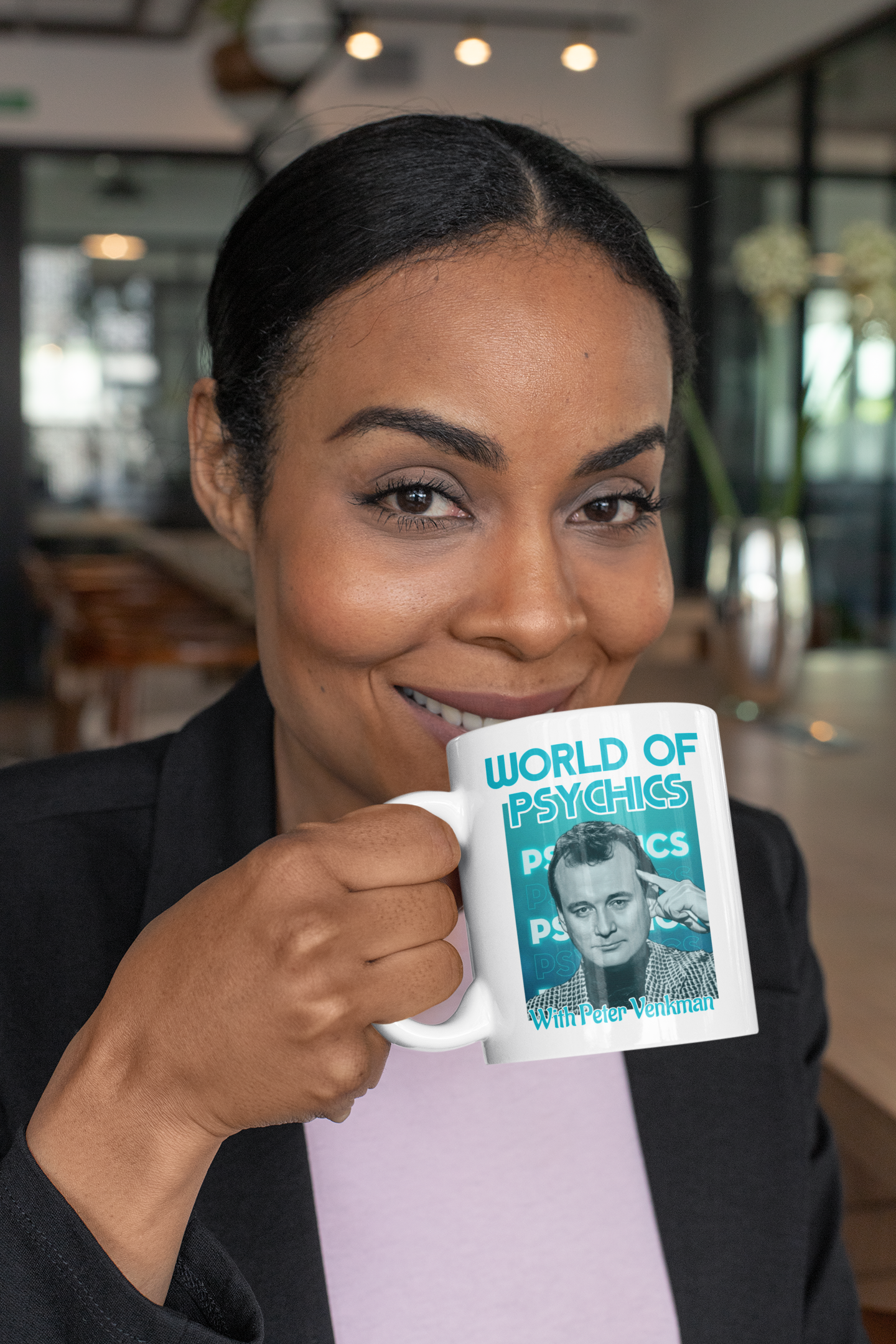 Ghostbusters style world of Psychics white glossy mug, Mug Ghostbusters style world of Psychics, Ghostbusters mug, Ghostbusters movie - McLaren Tee Hub