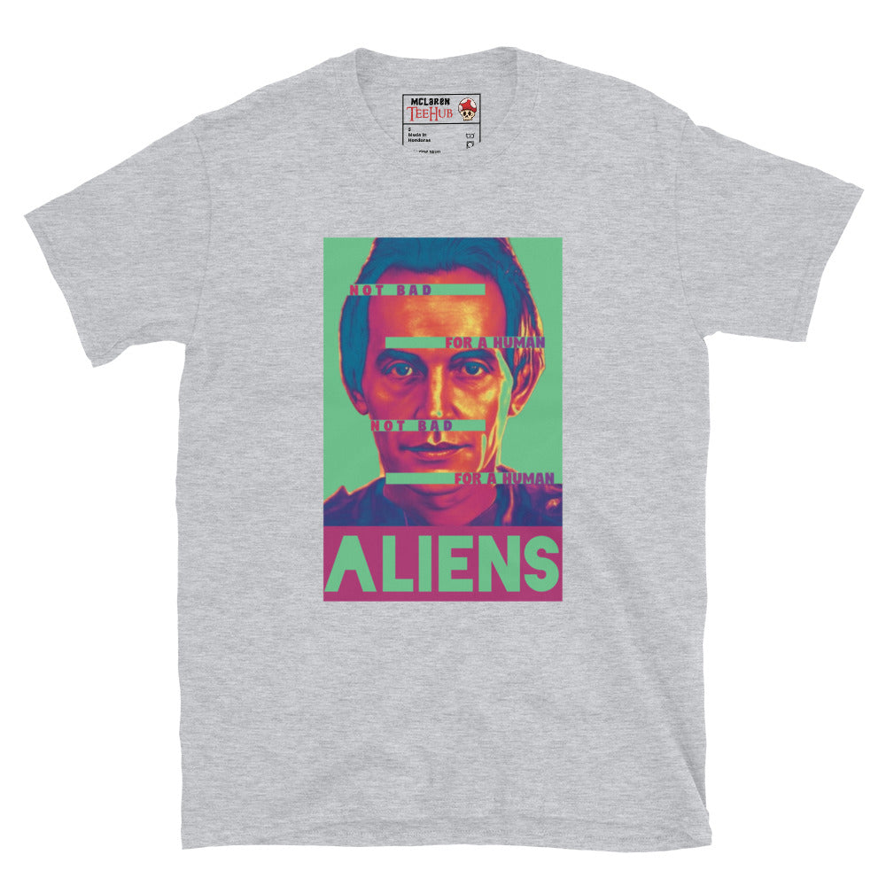Aliens movie BISHOP the Android t-shirt Sport Grey