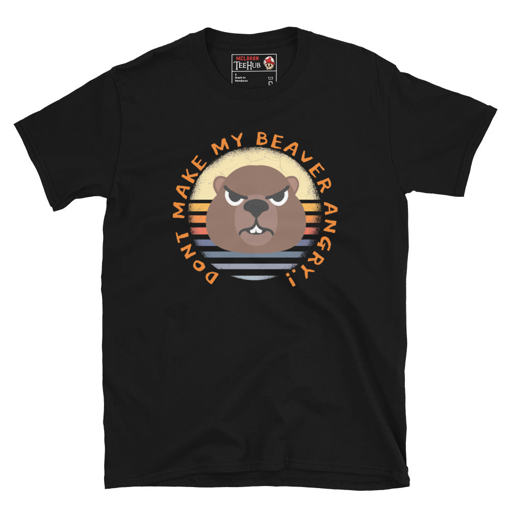 Angry Beaver T-Shirt Black