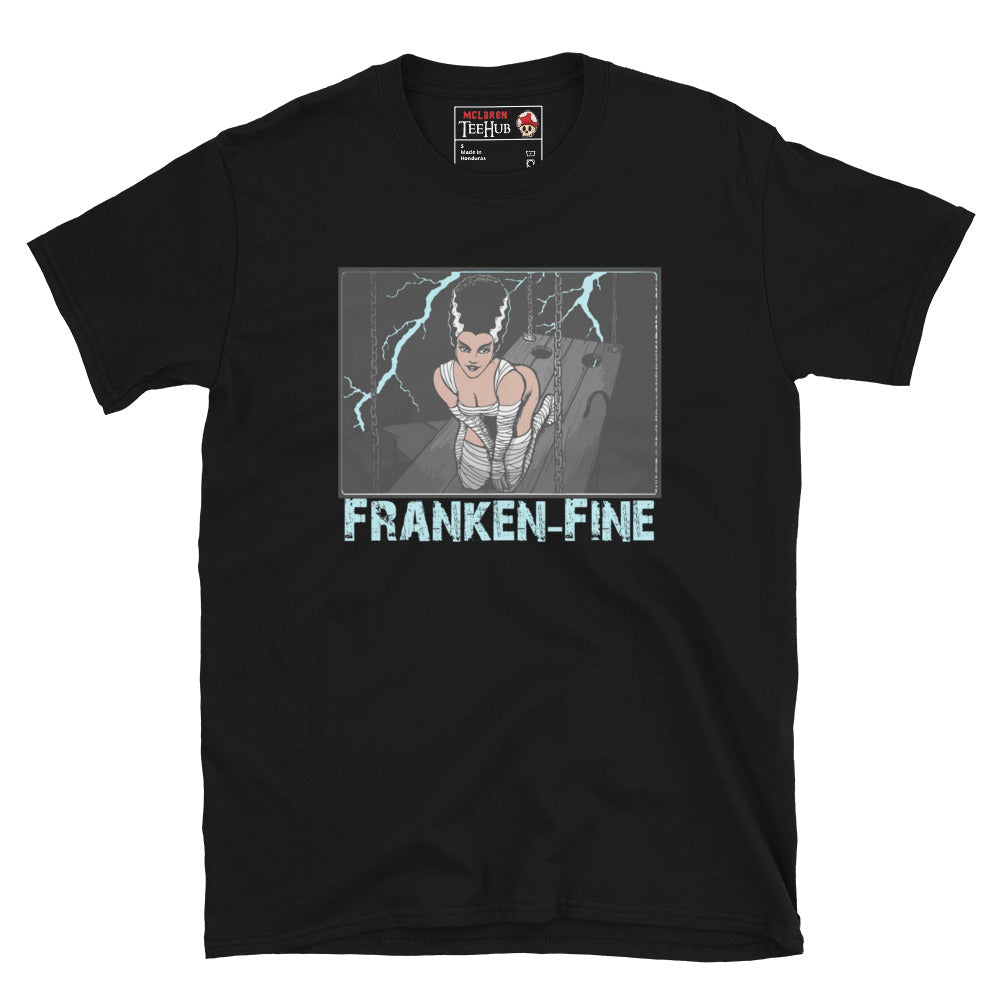 Bride of Frankenstein (FrankenFine) T-Shirt Black