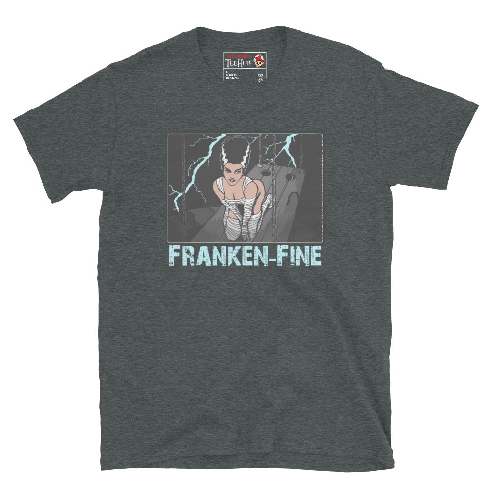 Bride of Frankenstein (FrankenFine) T-Shirt Dark Heather