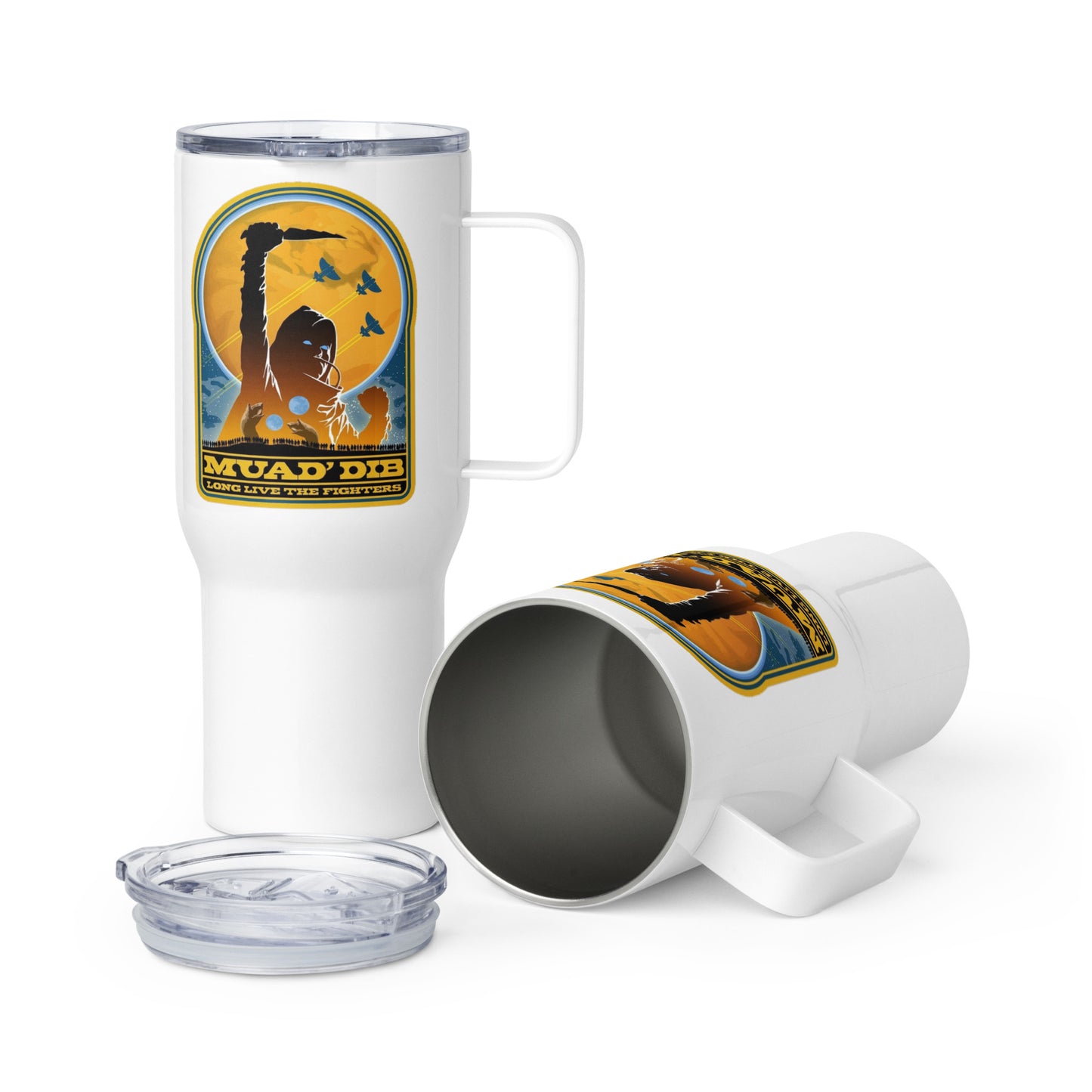 DUNE Muad'Dib Travel mug, Thermal Mug with Handle