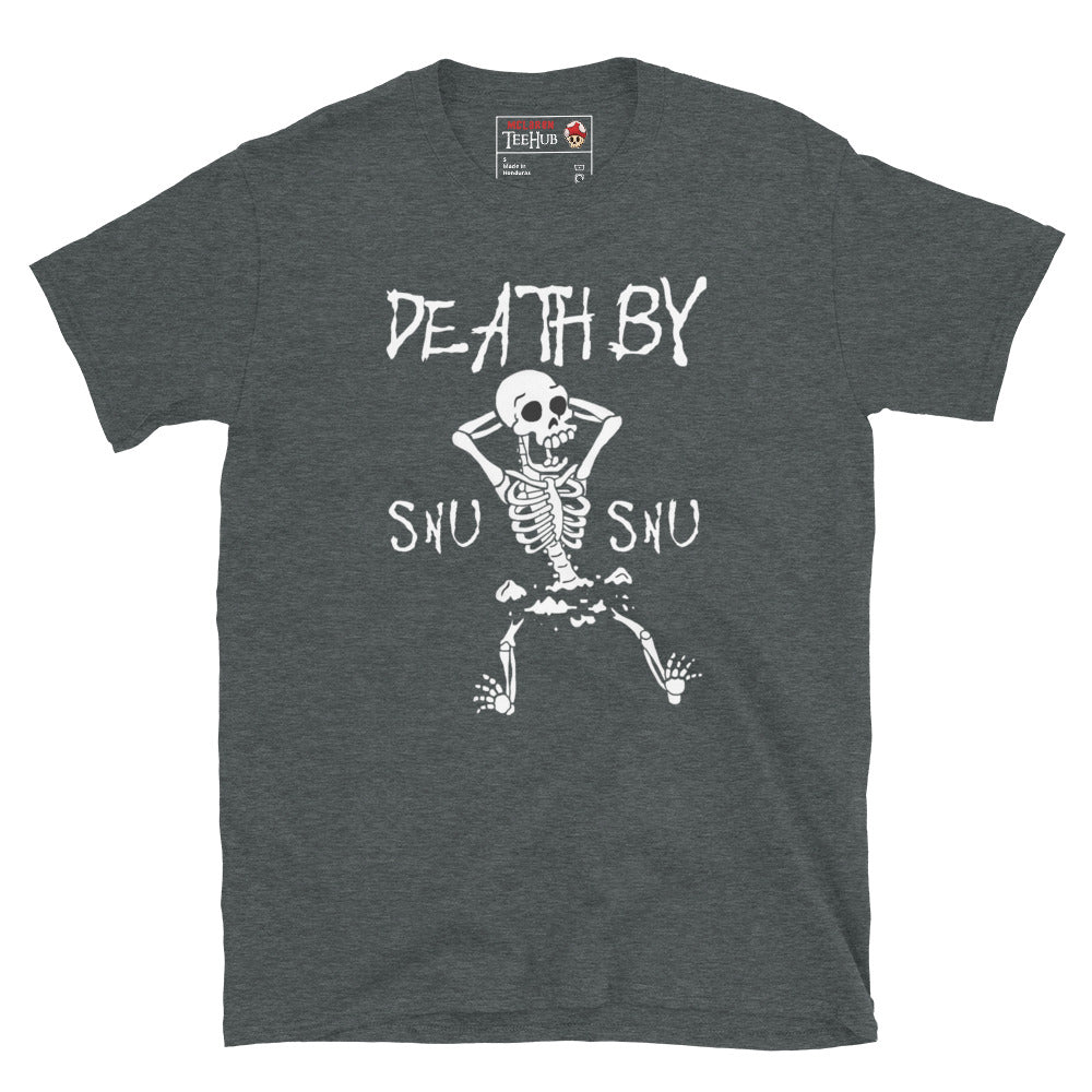 Death by Snu Snu, Futurama T-Shirt Dark Heather