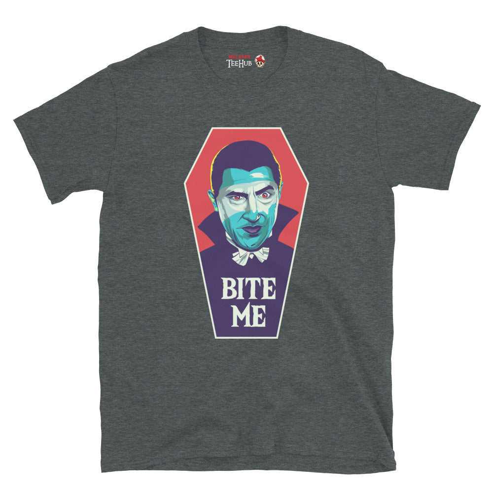 Dracula, Bite Me T-Shirt Dark Heather