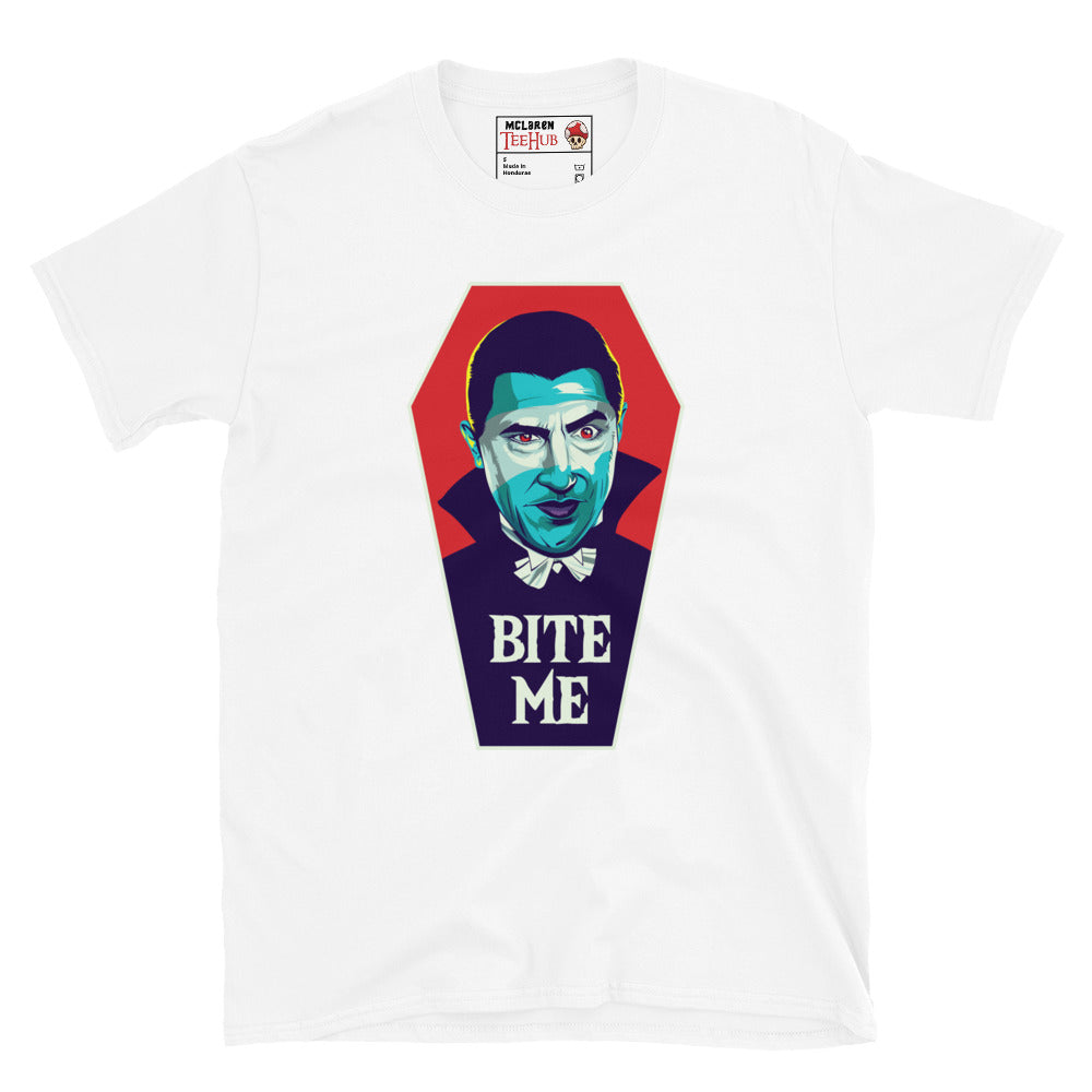 Dracula, Bite Me T-Shirt White