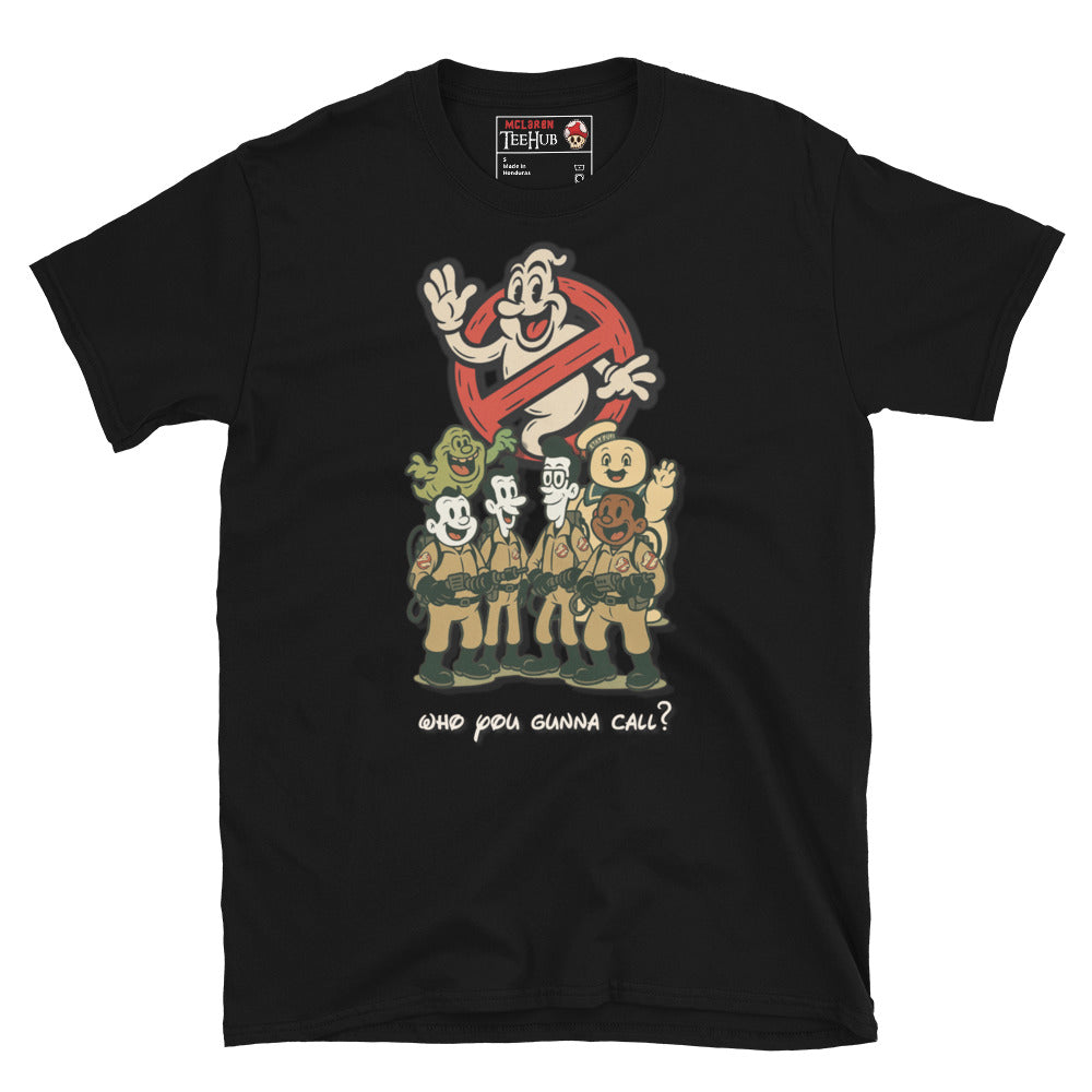 Ghostbusters Retro Cartoon T-Shirt black