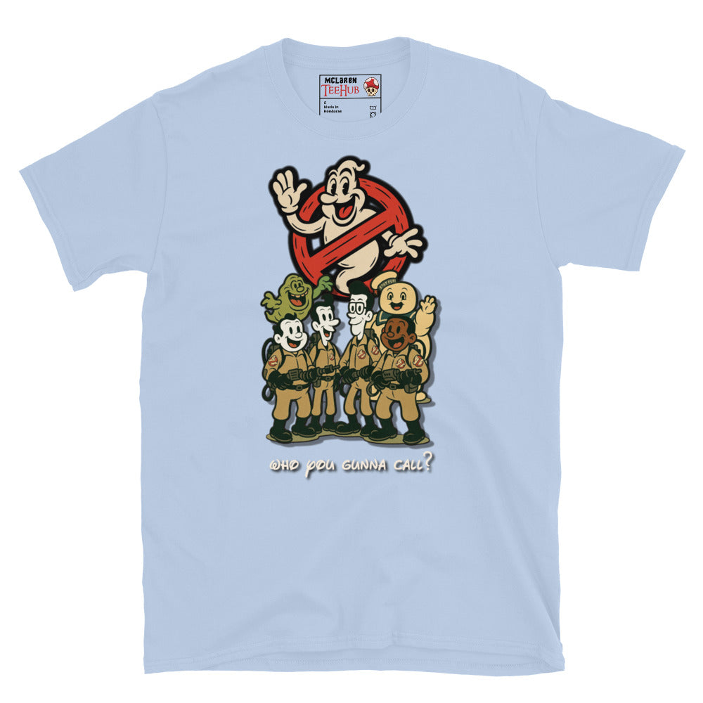Ghostbusters Retro Cartoon T-Shirt light blue