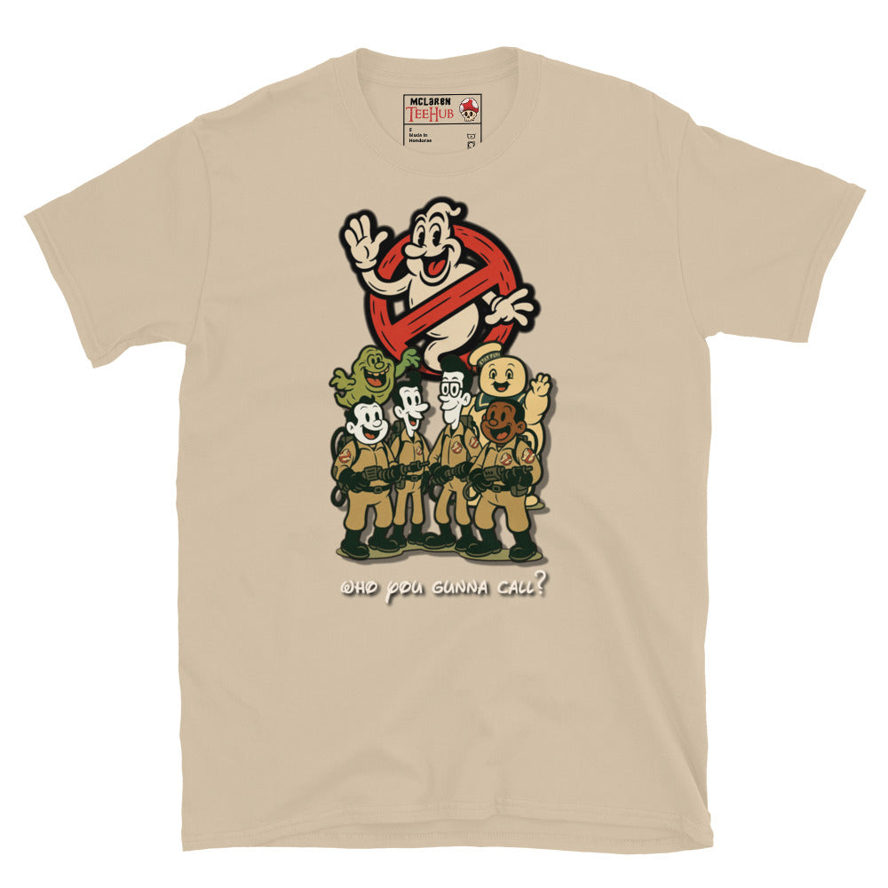 Ghostbusters Retro Cartoon T-Shirt sand
