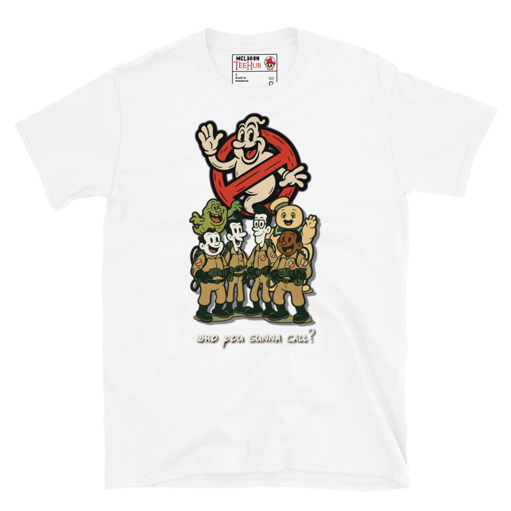 Ghostbusters Retro Cartoon T-Shirt white