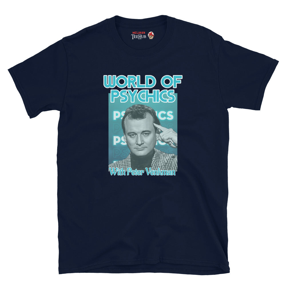 Ghostbusters T-Shirt, World of Psychics Navy