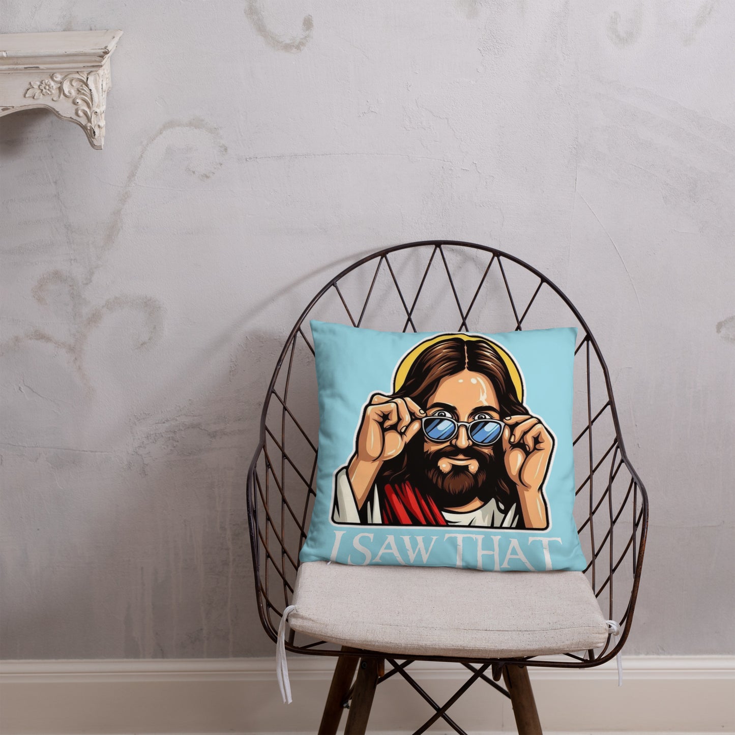 Jesus Throw Pillow 3