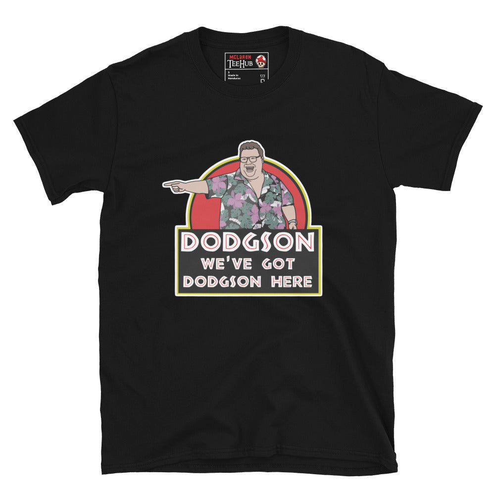 Jurassic Park Dodgsons Here T-Shirt Black