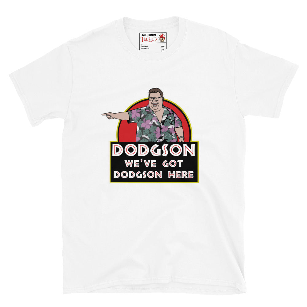 Jurassic Park Dodgsons Here T-Shirt White