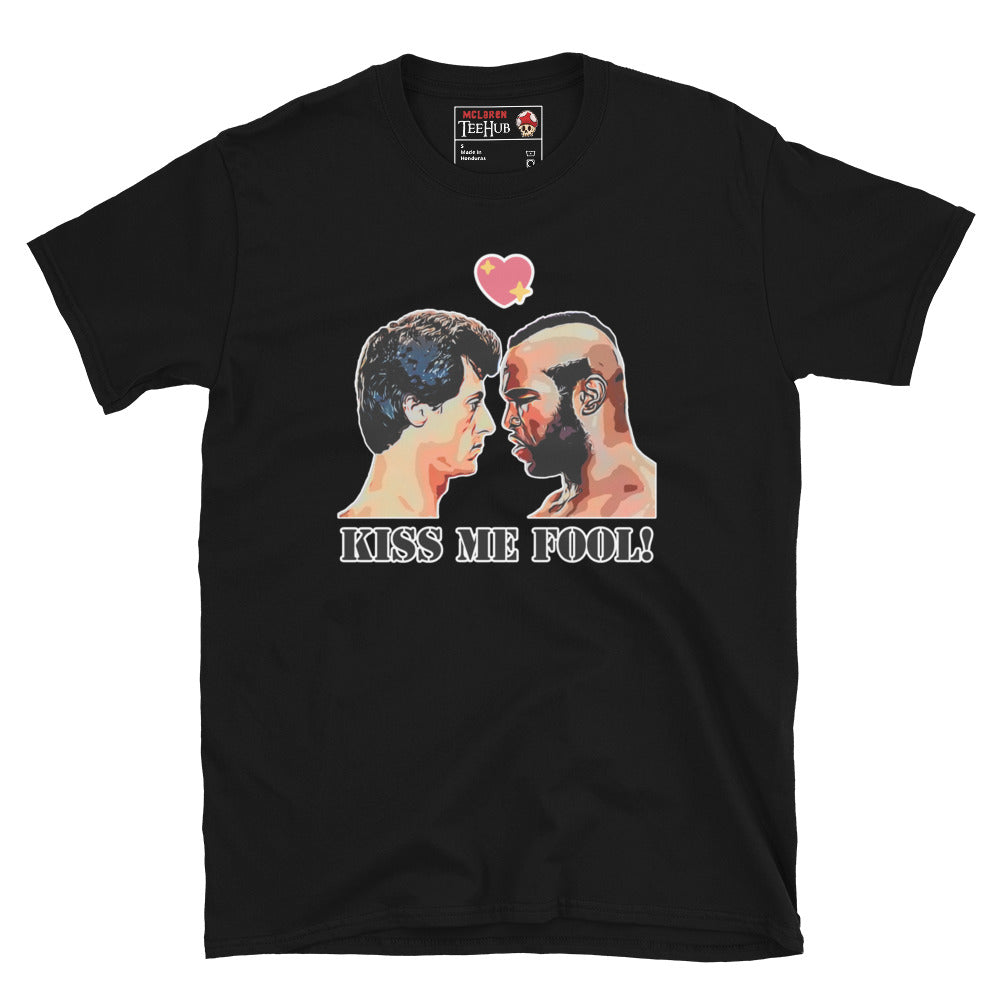 Kiss Me Fool, ROCKY T-Shirt Black