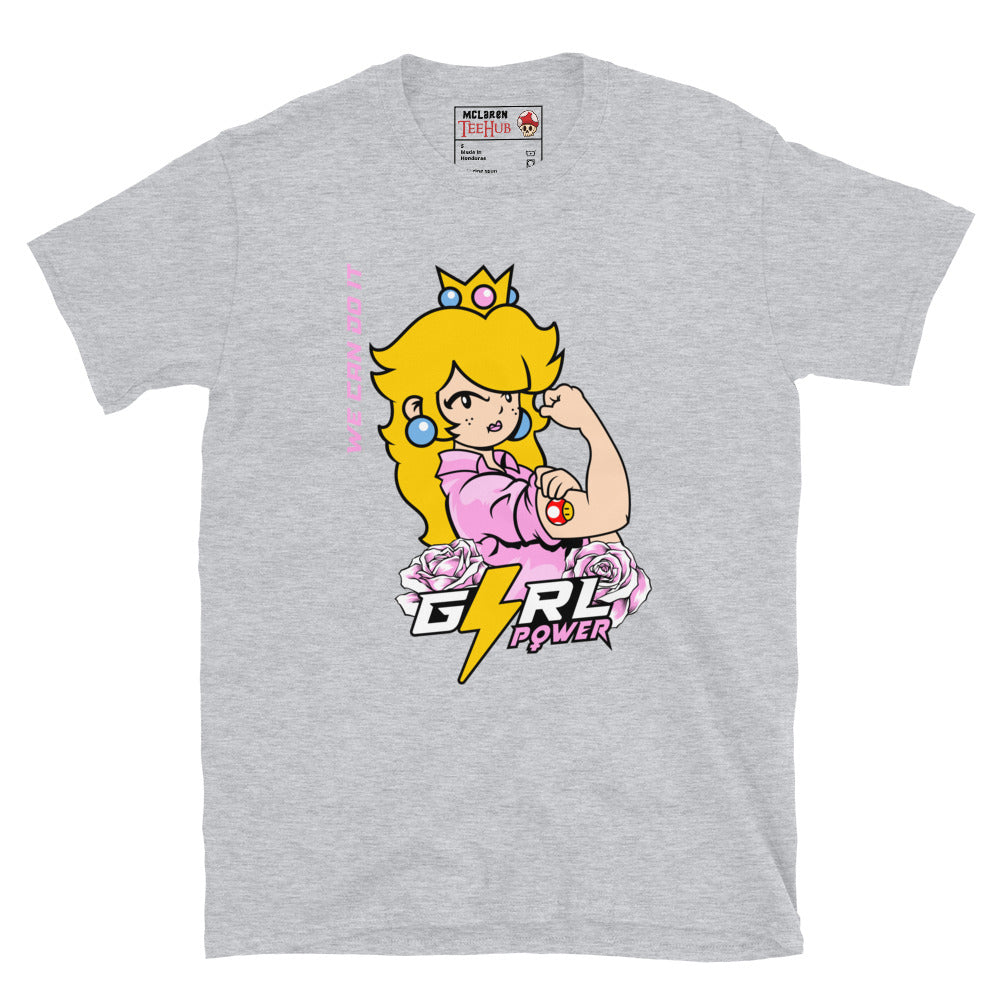Princess Peach Mario t-shirt Sport Grey