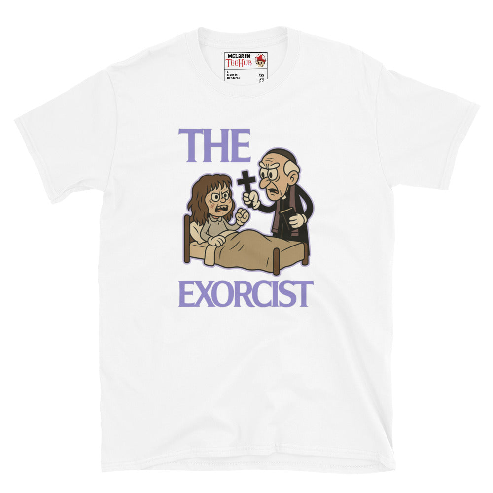 The Exorcist Retro Cartoon T-Shirt White