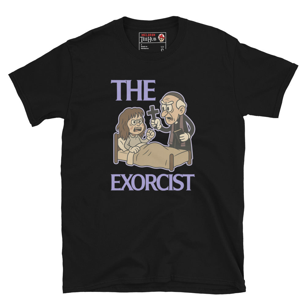 The Exorcist Retro Cartoon T-Shirt black