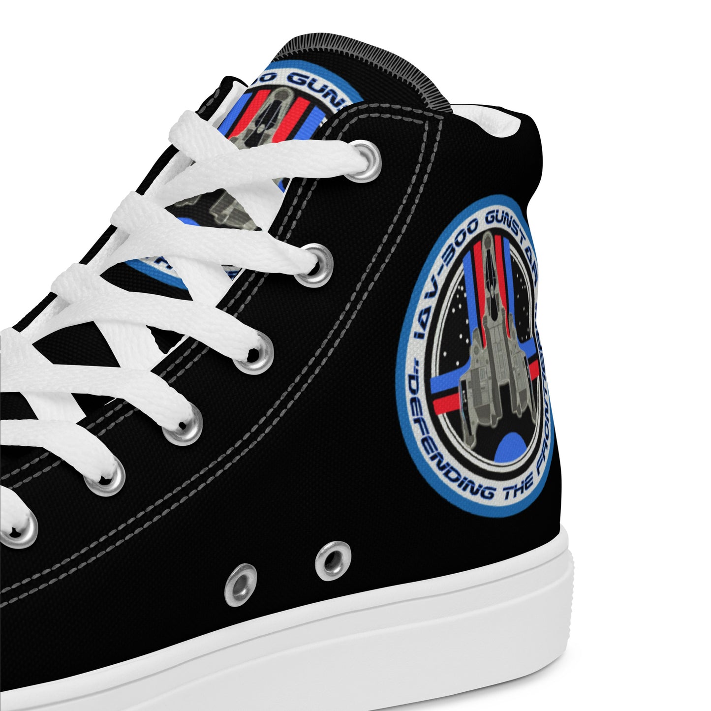The Last Starfighter high top canvas shoes, Last Starfighter shoes, The Last Starfighter sneakers, Mens High Top Shoes, mens shoes, - McLaren Tee Hub