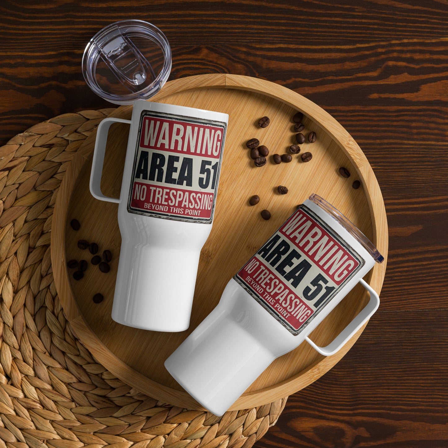 Area 51 Travel mug, Thermal Mug with Handle