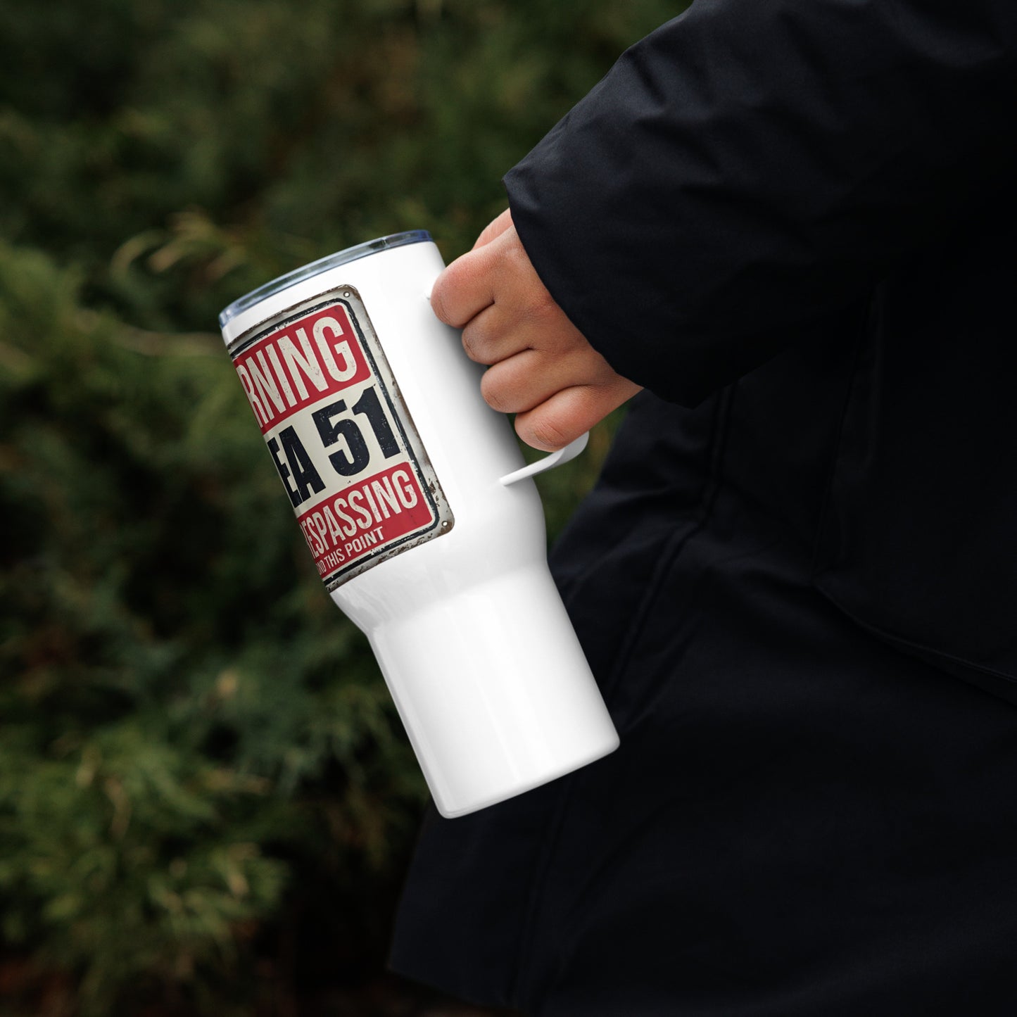 Area 51 Travel mug, Thermal Mug with Handle