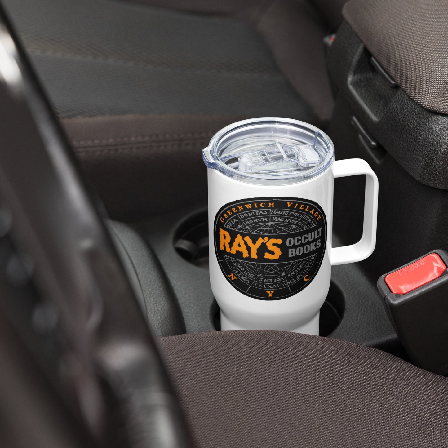 Rays Occult Ghostbusters Travel mug, Thermal Mug with Handle, - McLaren Tee Hub