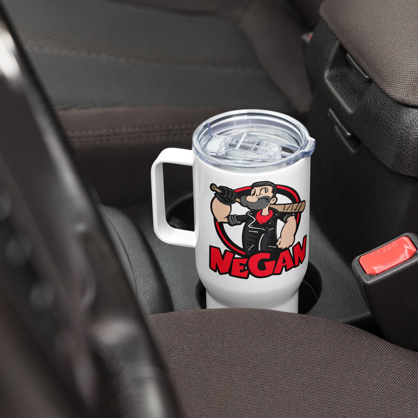 Walking Dead Travel mug, Thermal Mug with Handle. - McLaren Tee Hub