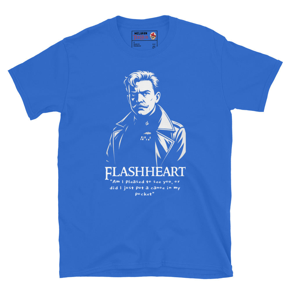 Royal Blue Flashheart “Canoe in My Pocket” Blackadder T-Shirt – McClaren Tee Hub