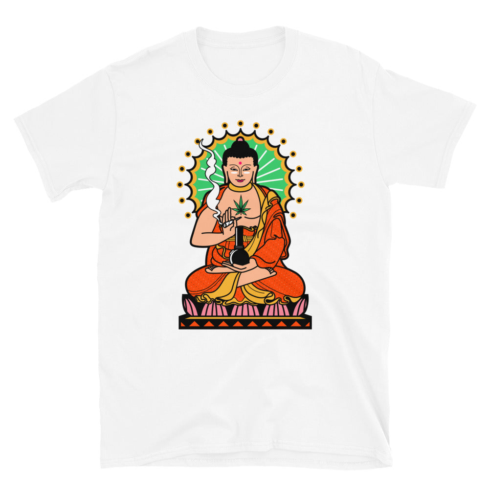 Smoking Buddha Pop Culture Unisex T-Shirt - McLaren Tee Hub