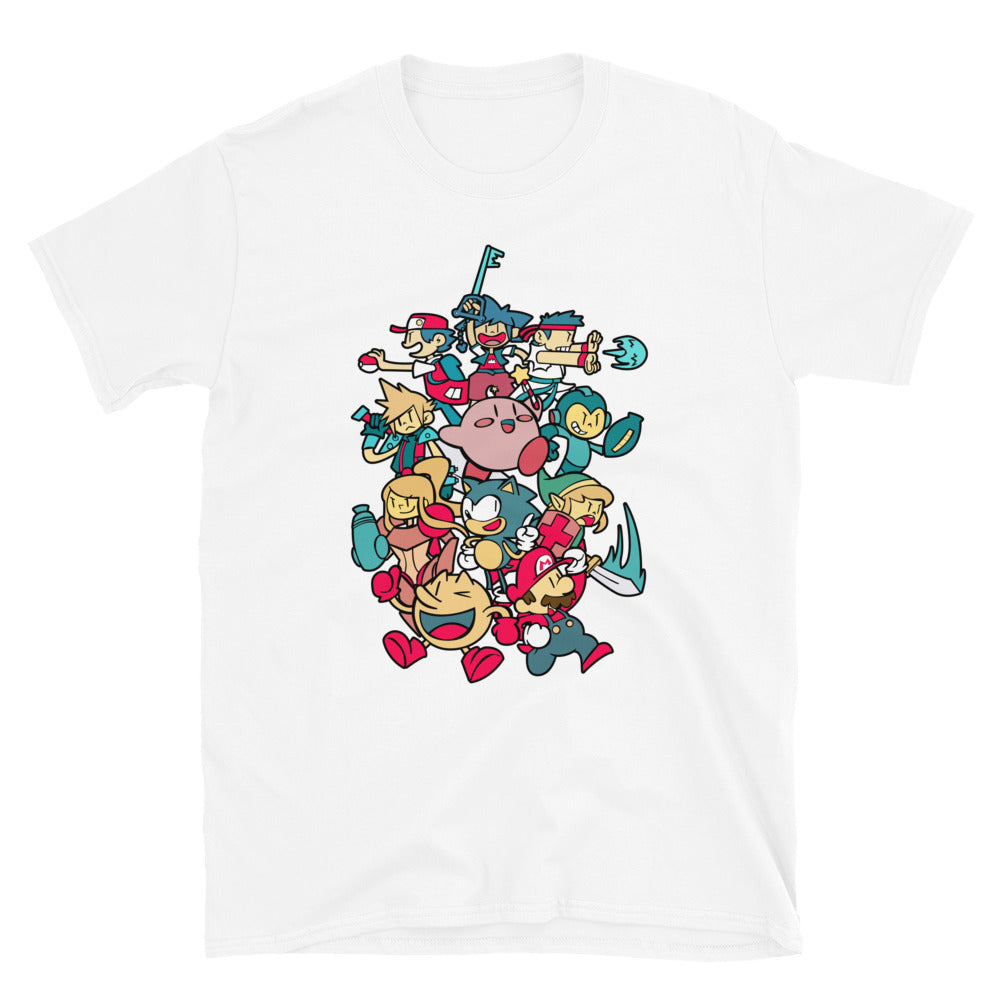 Retro Video Characters T-Shirt - McLaren Tee Hub
