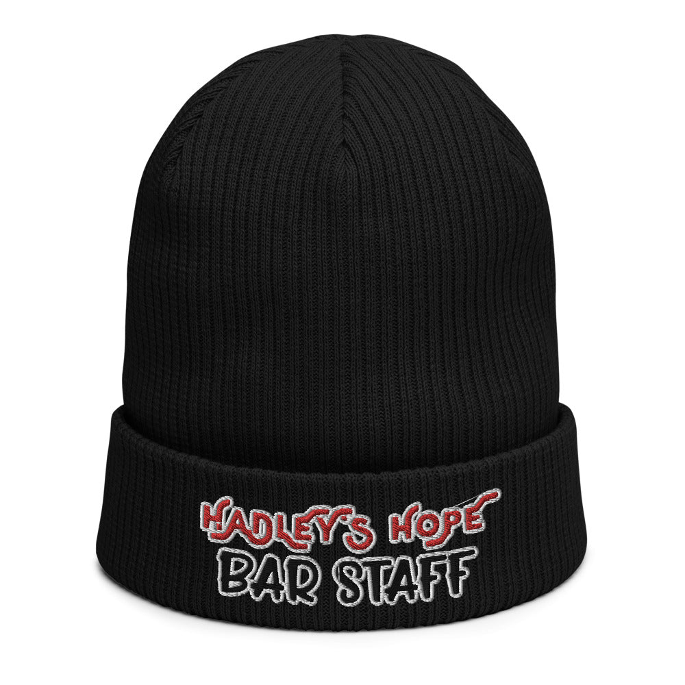 Organic Bar Staff Beanie,Hat, Headgear, wooly hat, Aliens Beanie, Beanie Aliens, - McLaren Tee Hub