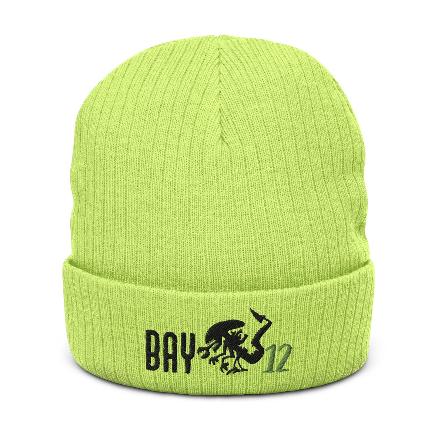 Bay12 Ribbed knit beanie, Aliens style Beanie, Beanie Aliens style, Aliens Fan Beanie, Aliens beanie, Gift Aliens fans, ALIENS, BAY12 - McLaren Tee Hub