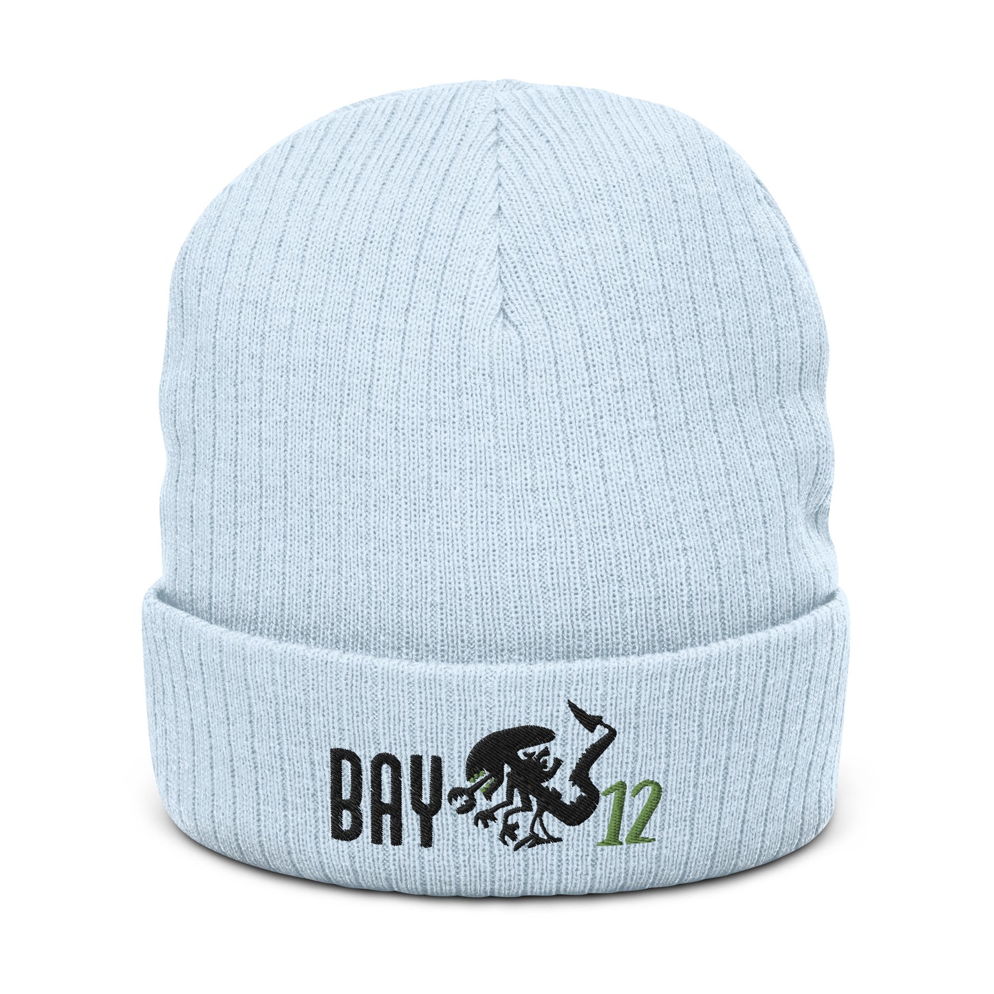 Bay12 Ribbed knit beanie, Aliens style Beanie, Beanie Aliens style, Aliens Fan Beanie, Aliens beanie, Gift Aliens fans, ALIENS, BAY12 - McLaren Tee Hub