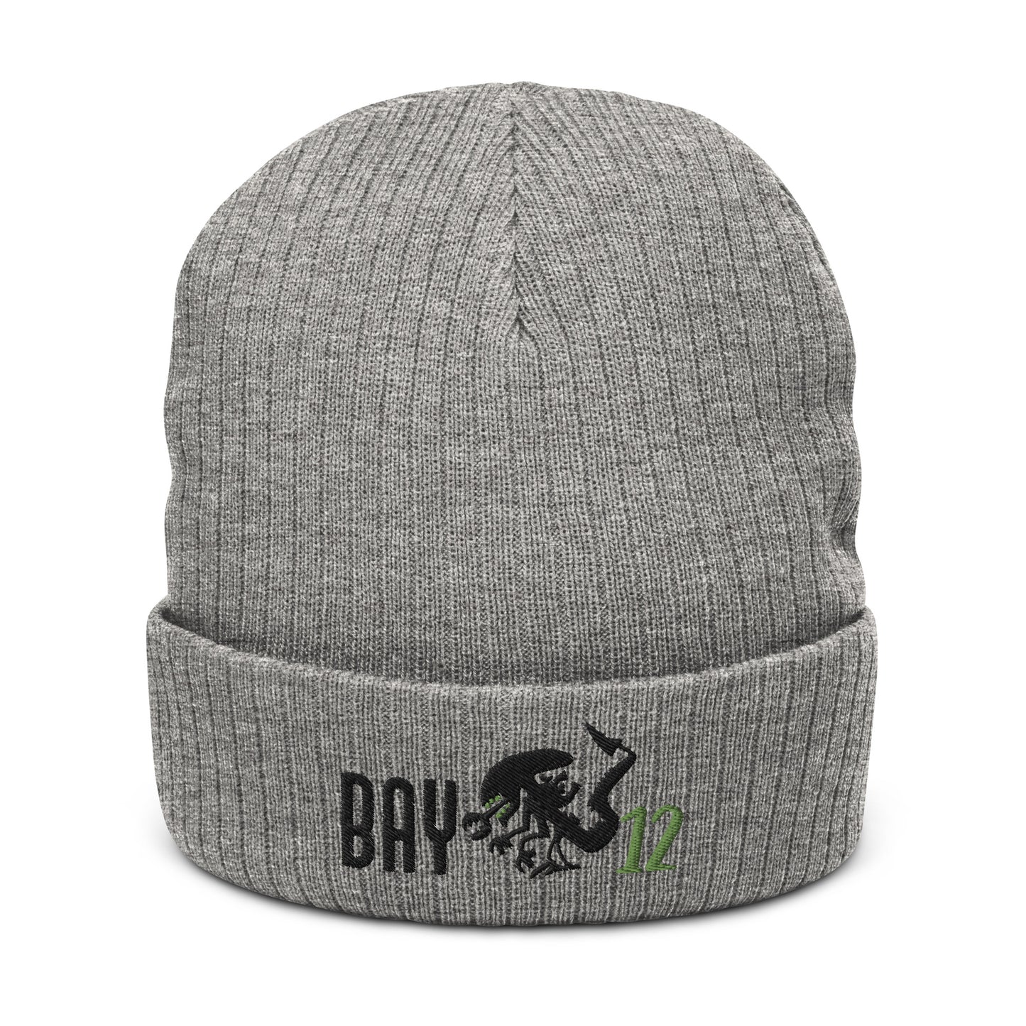 Bay12 Ribbed knit beanie, Aliens style Beanie, Beanie Aliens style, Aliens Fan Beanie, Aliens beanie, Gift Aliens fans, ALIENS, BAY12 - McLaren Tee Hub