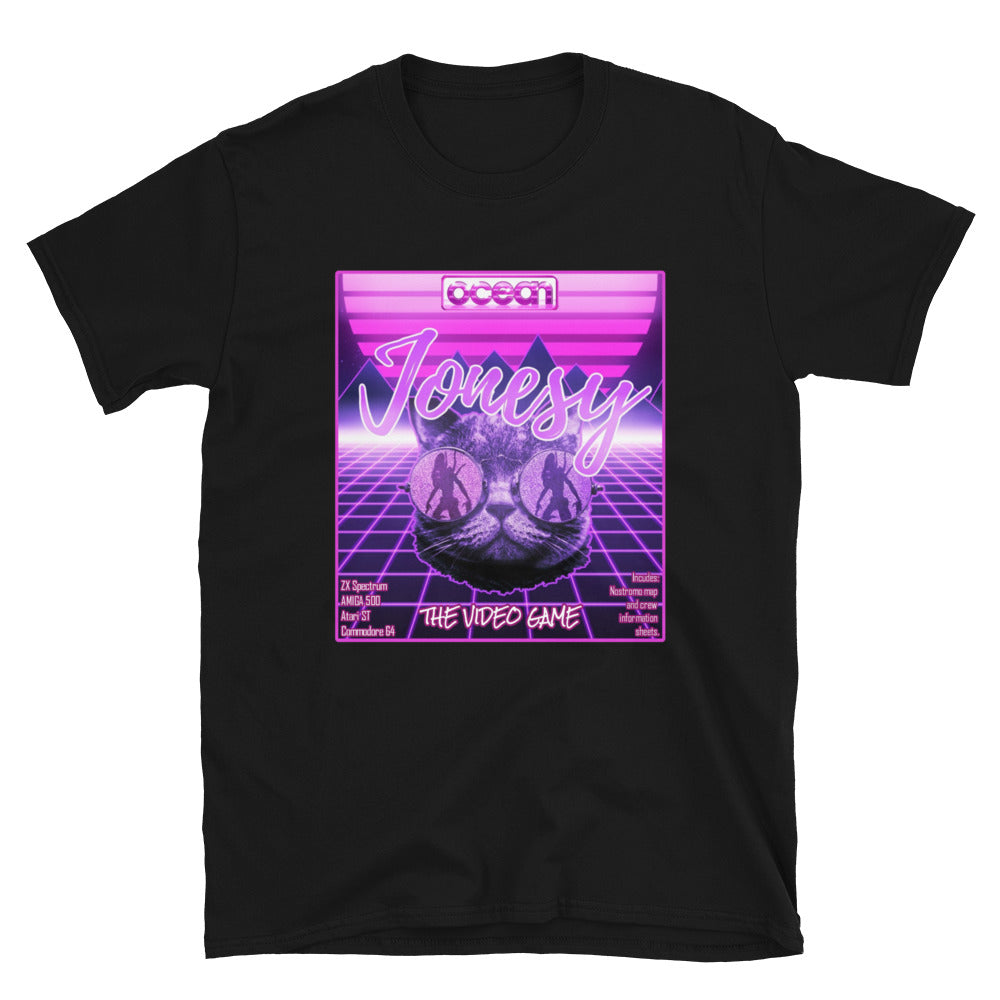 Jonesy Retro 80s Alien move style t-shirt. - McLaren Tee Hub
