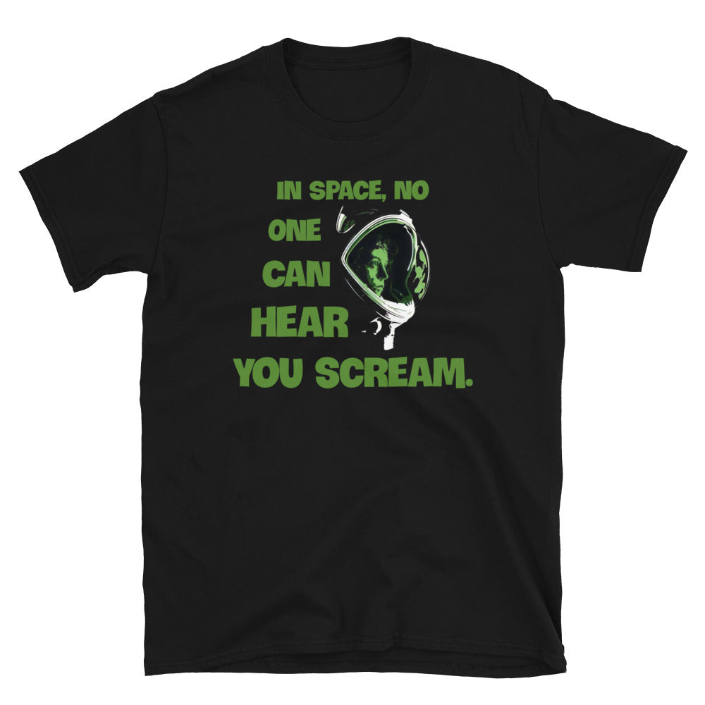 Alien in space no one can hear you scream Unisex T-Shirt, T-shirt Alien1979, Alien movie T-shirts, horror movie t-shirt, t-shirt horror film - McLaren Tee Hub