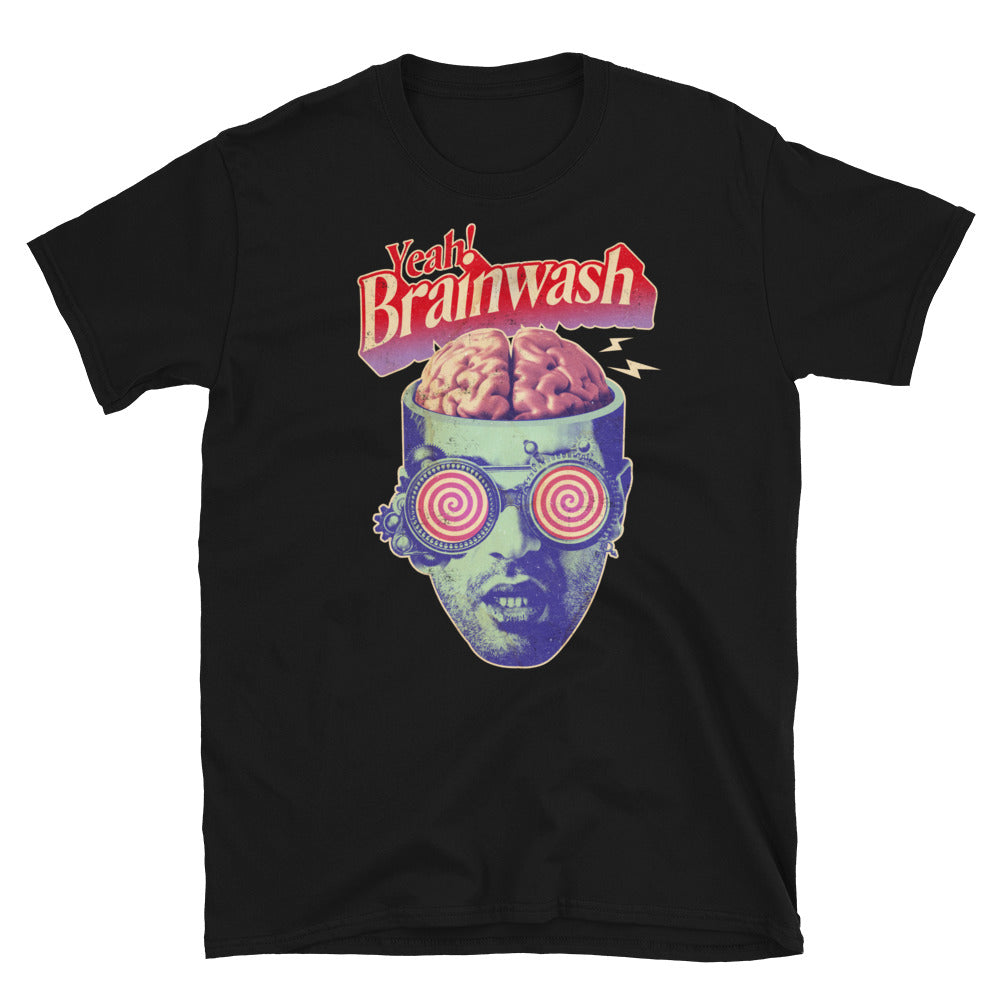 Brainwashed Unisex T-Shirt, Brainwashed t-shirt, Brainwashed tshirt, Retro Brainwashed tshirt, funky t-shirt, t-shirt Brainwashed. - McLaren Tee Hub