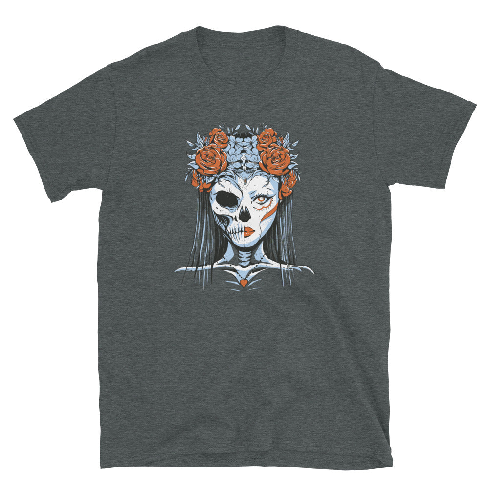 Corpse Bride Unisex T-Shirt, t-shirt corpse Bride, skeleton bride T-Shirt, T-Shirt skeleton Bride, skull T-Shirt, T-Shirt Skull, - McLaren Tee Hub