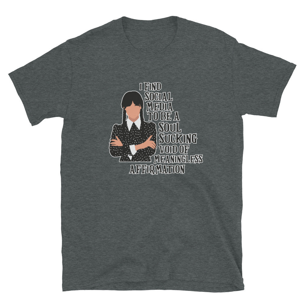 Wednesday Addams Unisex T-Shirt, t-shirt Wednesday Addams, Addams Family T-Shirt, T-Shirt Addams Family, Macabre t-shirts, Spooky shirts - McLaren Tee Hub