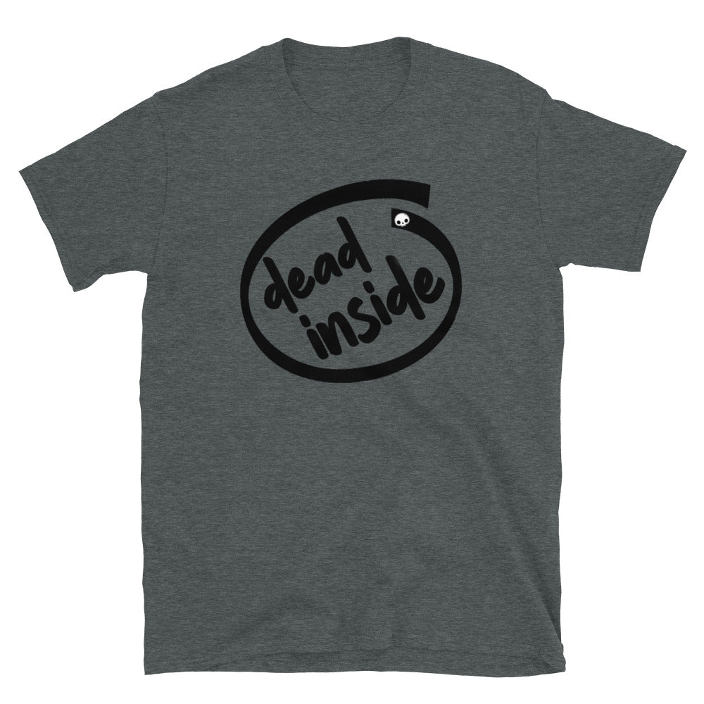 Dead Inside Unisex T-Shirt, Dead Inside Shirt, Dead Inside Tee, Funny logo t-shirt, Funny text t-shirt, Retro logo t-shirt, graphic t-shirt - McLaren Tee Hub