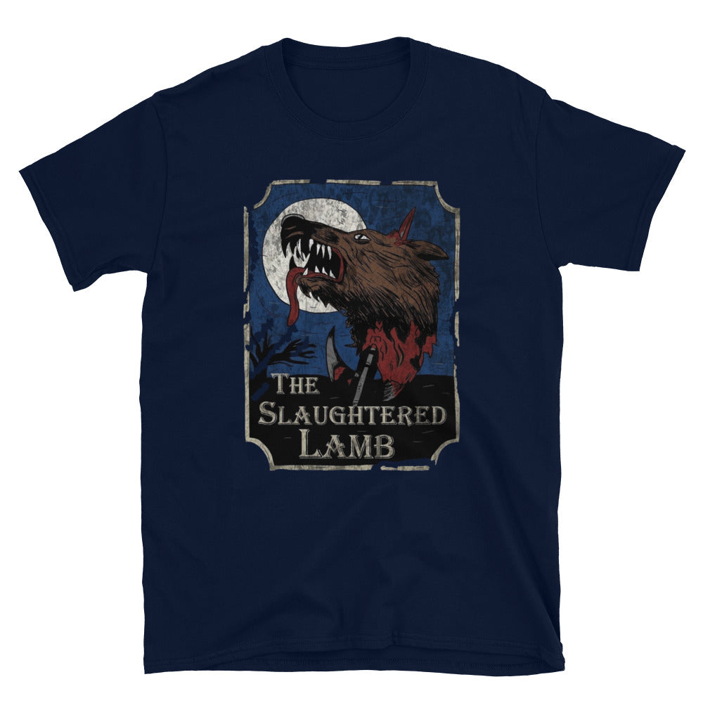 American werewolf in London style Unisex T-Shirt, t-shirt American werewolf in London, the Slaughtered lamb t-shirt, Werewolf t-shirt, - McLaren Tee Hub