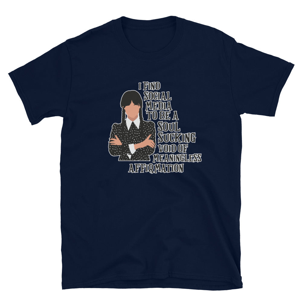 Wednesday Addams Unisex T-Shirt, t-shirt Wednesday Addams, Addams Family T-Shirt, T-Shirt Addams Family, Macabre t-shirts, Spooky shirts - McLaren Tee Hub