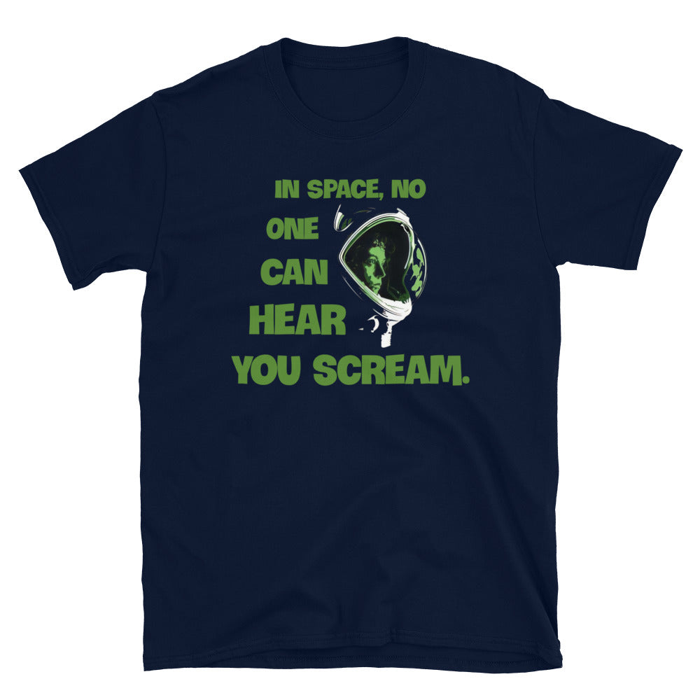 Alien in space no one can hear you scream Unisex T-Shirt, T-shirt Alien1979, Alien movie T-shirts, horror movie t-shirt, t-shirt horror film - McLaren Tee Hub