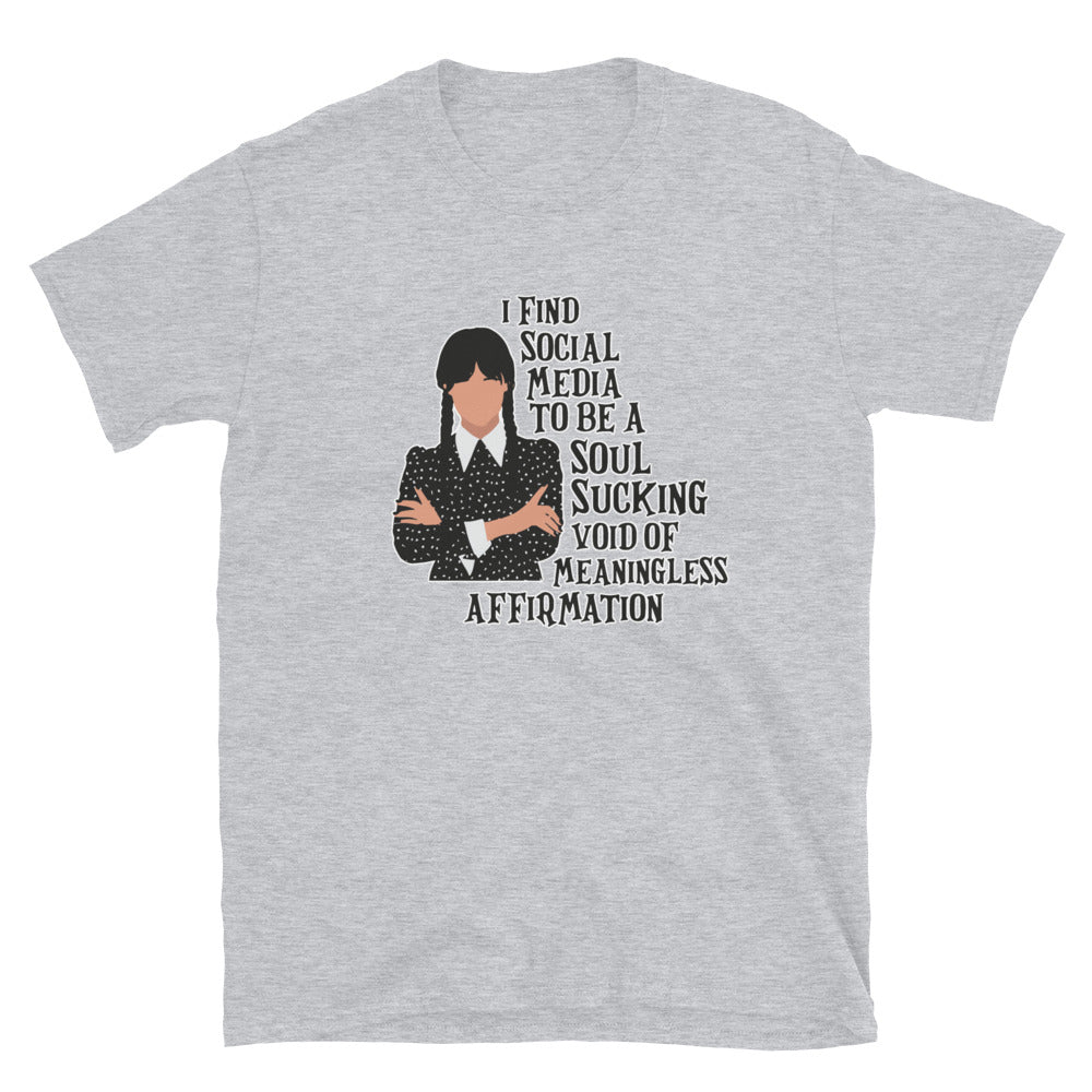 Wednesday Addams Unisex T-Shirt, t-shirt Wednesday Addams, Addams Family T-Shirt, T-Shirt Addams Family, Macabre t-shirts, Spooky shirts - McLaren Tee Hub