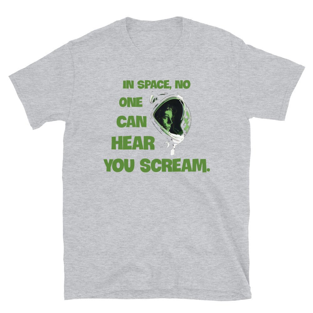 Alien in space no one can hear you scream Unisex T-Shirt, T-shirt Alien1979, Alien movie T-shirts, horror movie t-shirt, t-shirt horror film - McLaren Tee Hub