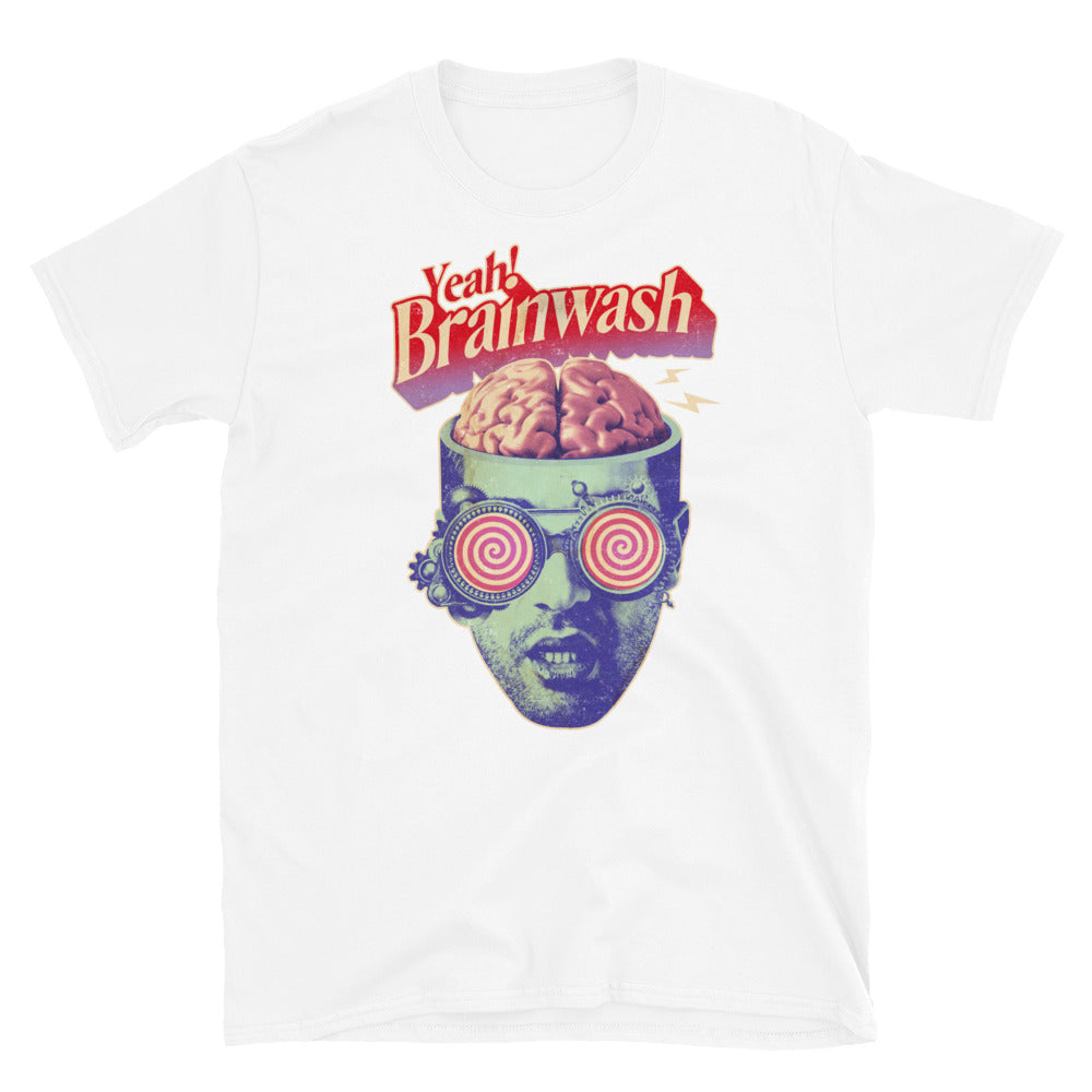 Brainwashed Unisex T-Shirt, Brainwashed t-shirt, Brainwashed tshirt, Retro Brainwashed tshirt, funky t-shirt, t-shirt Brainwashed. - McLaren Tee Hub