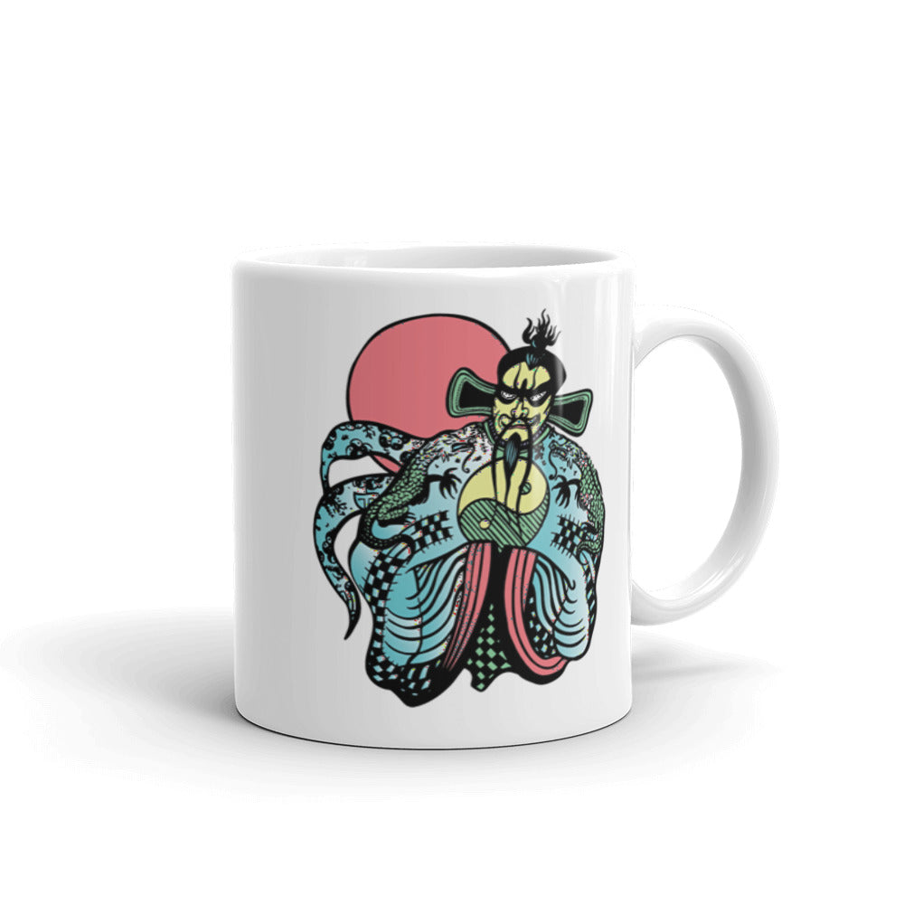 Fu Manchu Mug, Big trouble in Little China style mug, Mug Big Trouble in Little China, Gift for him, Gift for Her, Jack Burton Mug, - McLaren Tee Hub
