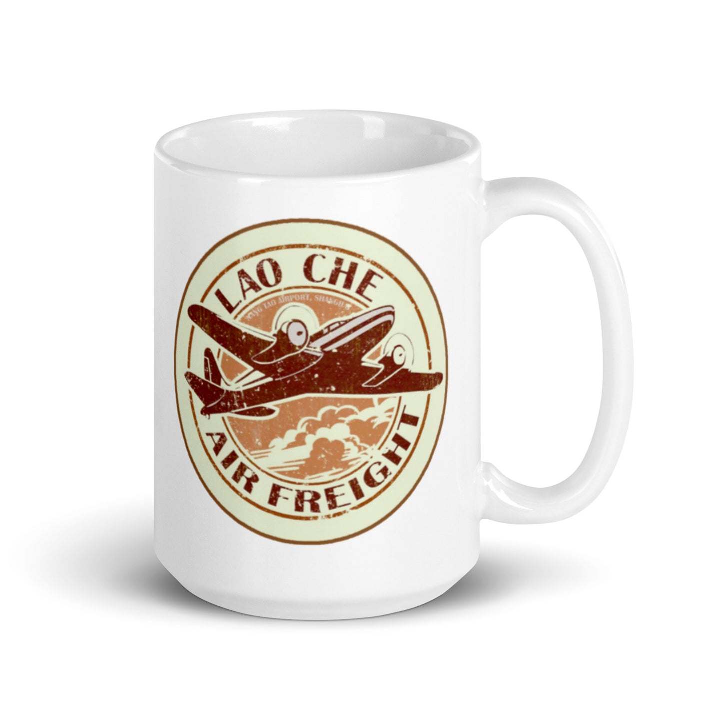 Indiana Jones style White glossy mug, Lao Che mug, Mug Lao Che, Indiana Jones mug, Mug Indiana Jones, 80s movie mugs - McLaren Tee Hub