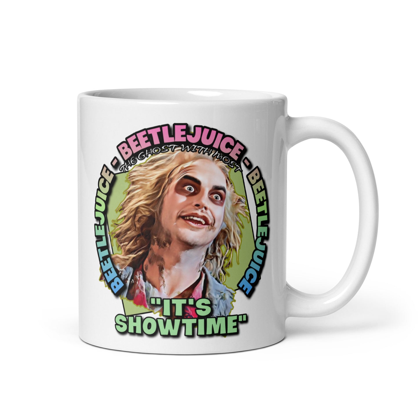 BeetleJuice White glossy mug, BeetleJuice movie mug, Mug BeetleJuice movie, BeetleJuice coffee mug, coffee lover movie mugs - McLaren Tee Hub