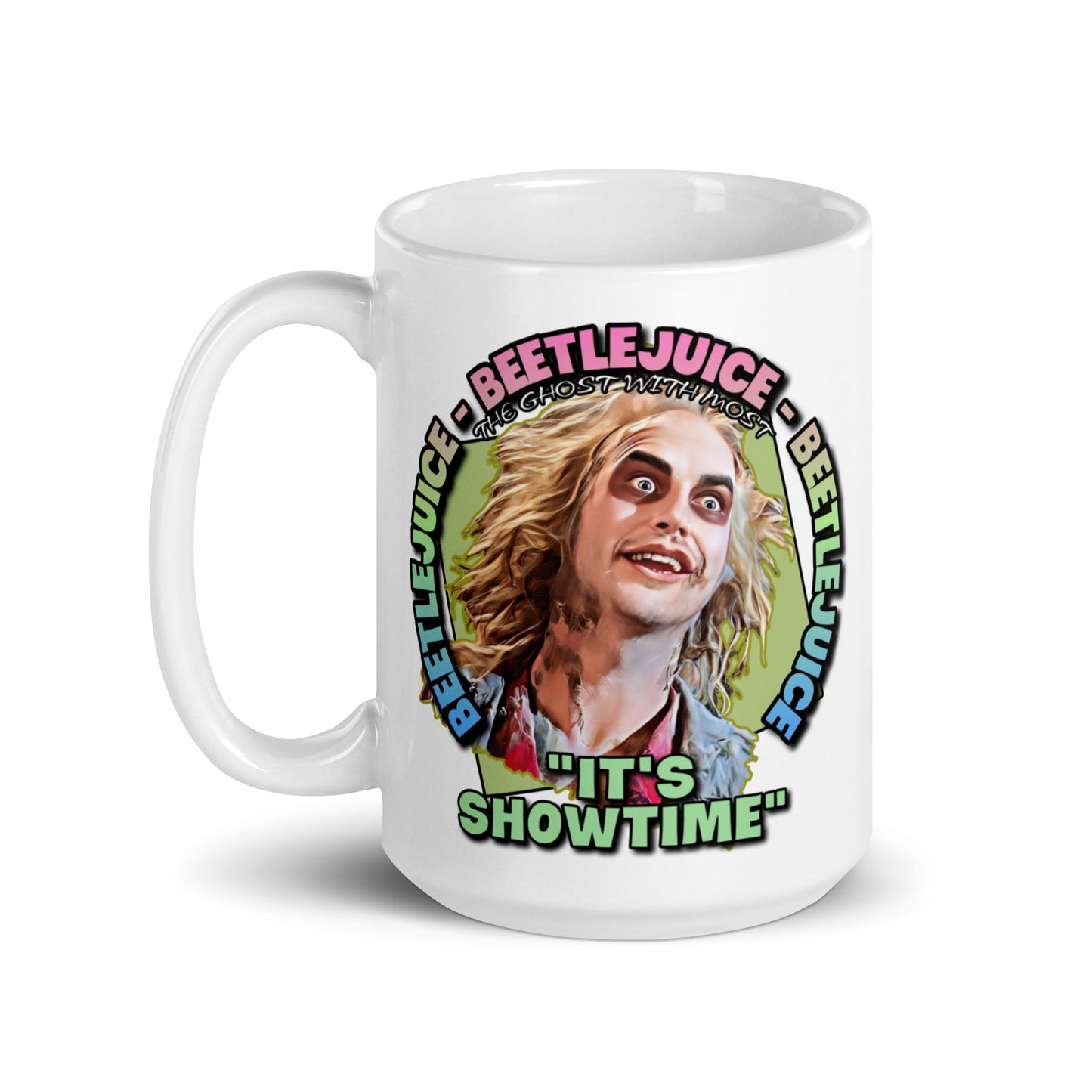 BeetleJuice White glossy mug, BeetleJuice movie mug, Mug BeetleJuice movie, BeetleJuice coffee mug, coffee lover movie mugs - McLaren Tee Hub