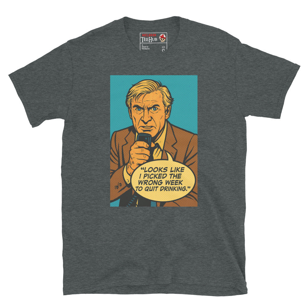Airplane Movie T-Shirt Dark Heather